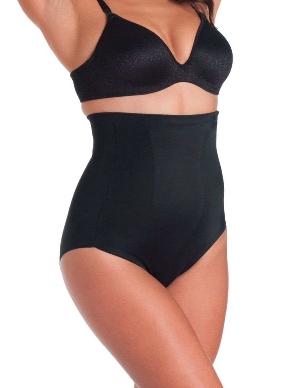 Cupid Intimates Plus High-Waist Shaping Brief - Warm Beige